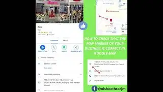 How to check the Map marker of your Business or Store on Google Map 
