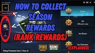 How to collect season rewards(rank)| PUBGM & BGMI | ItsPainRevived