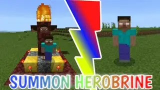 HOW TO SUMMON HEROBRINE IN MINECRAFT PE