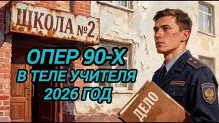 АУДИОКНИГА ПОПАДАНЦЫ ПОЛНОСТЬЮ: ОПЕР 90-Х В ТЕЛЕ УЧИТЕЛЯ