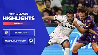 Perth Glory v Melbourne Victory - Highlights | Isuzu UTE A-League 2023-24 | Round 11