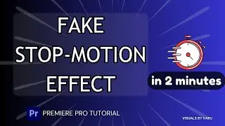 Fake Stop-Motion Effect in 2 minutes | Premiere Pro Editing Tutorial with Posterize