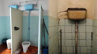 Почему в СССР чугунный бачок унитаза ставили так высоко?