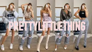 PRETTY LITTLE THING HAUL + TRY ON | LATE WINTER/PRE SPRING