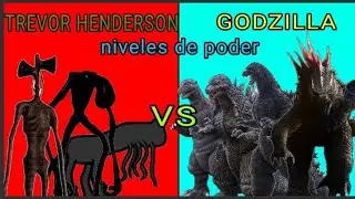 Godzilla vs. Trevor Henderson power levels