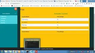 Laravel Sidebar work, Pagination, Sorting