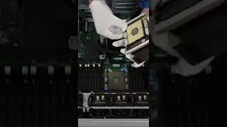 Dell PowerEdge R740 14th Gen | CPU Installation | #tech #satisfying #server #dell #processor