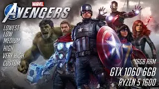 Marvel's Avengers Open Beta | GTX 1060 | Ryzen 5 1600 | 16GB RAM