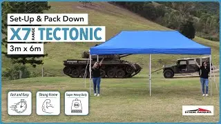 How to Setup and Pack Down an X7 Tectonic 3m x 6m Marquee | Extreme Marquees
