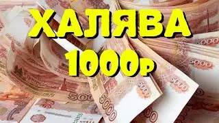 ХАЛЯВА - Как заработать 1000р ничего не делая! Акция от банка. Заработок онлайн.