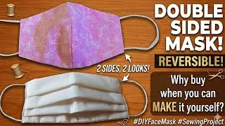 DIY face mask making | Mask sewing tutorial | Double sided mask | How to make mask