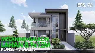(EPS 76) Desain Modern 8.9m x 12m | konsep modern, Bp. Eka P, Kemayoran, Jakarta  Selatan