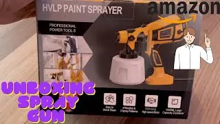 Unboxing And Testing Paint Spraygun From Amazon