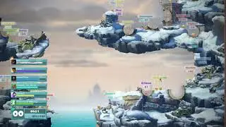 Worms W.M.D | Online Gameplay w/ Greenninja, Shadow the Worm, memel2tess, Kemp 1 and Silentb 2