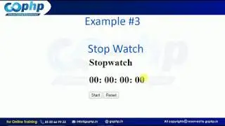 27 - Stop Watch | JavaScript Tutorial for Beginners