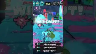 When you wipeout the other Team by yourself 😱 #splatoon3 #springfest #shorts