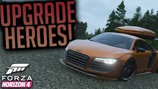NEW UPGRADE HEROES! - Forza Horizon 4! (Mini Cooper S, Audi R8, Mazda RX-7)