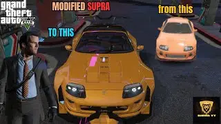 MICHEAL MODIFIED HIS NEW SUPRA TO BEAST SUPRA FROM BENNY |#gta5 |GTA 5 GAMEPLAY #technogamerz