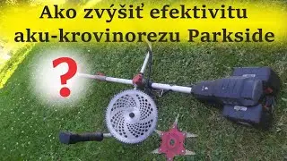 PARKSIDE Aku krovinorez rýchlejší ako benzín❓ +1000% účinnosť ❗ -100% bezpečnosť ❗