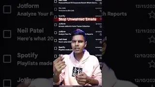Stop Unwanted Email #email #gmail #unwanted #gmailtricks #unsubscribe #stopemail #tricks #tech