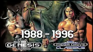 Evolution of great classics of SEGA GENESIS / MEGA DRIVE (1988 - 1996)
