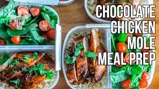 Healthy Chocolate Chicken Mole Bodybuilding Meal Prep Hack / Pollo con Mole Mexicano
