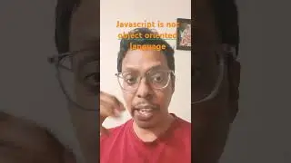 javascript is not object oriented 