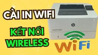 How to configure and install Wireless connection for Hp Laserjet Pro M404dw Printer
