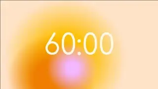Orange Aura 60 Minute Timer