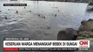 Keseruan Warga Menangkap Bebek Di Sungai | REDAKSI PAGI (26/08/24)