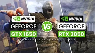 NVIDIA Geforce GTX 1650 VS RTX 3050 2022! - Gaming Performance Test!