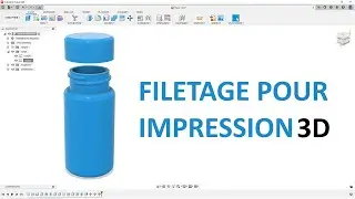 Fusion 360 - Easily model a thread for 3D printing