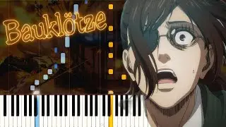 [Bauklötze] Attack on Titan: Final Chapters Part 1 Insert song  Piano arrangement