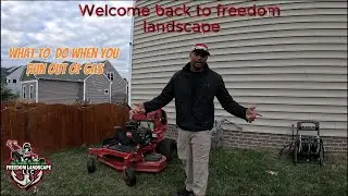 How to start your EFI Grandstand mower after running out of gas.  #toro #lawn #lawnlife #mowtime