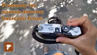 Probando uno dos uno dos 📸 Haciendo fotos en la calle!
