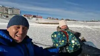 Катание на тюбинге в первый раз