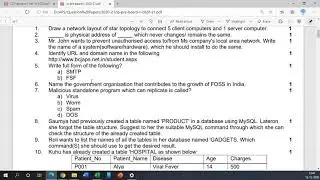 IP Pre-Board -1 Question 1 to 21