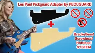 How to Install the Pickguard Adapter for Les Pauls by PEOUGUARD in less than 4 Minutes