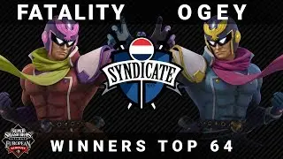 SYN 19 - Fatality (Cpt.Falcon) Vs. LSE | Ogey (Cpt.Falcon) - Winners Top 64 - Ultimate