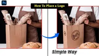 How To Place a Logo In Photoshop #photoshoptutorial #photoshop2023 #videoediting
