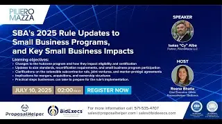 SBA's 2025 Rule Updates to Small Business Programs, and Key Small Business Impacts