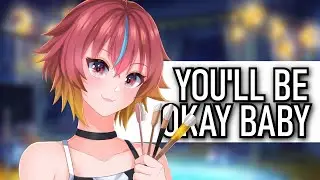 GF Brushes Your Worries Away ASMR (Soft spoken ear brushing 3dio tingles Sleepaid)