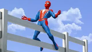GTA 5 SPIDERMAN Epic Ragdolls, Motorcycle Crash, Fails Ep. 4 (Ragdolls Physics)