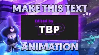 Text Animation | Alight Motion Tutorial | Brawl Stars | How to make text animation Alight Motion