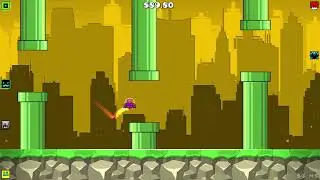 Playing Geometry Dash Minigames