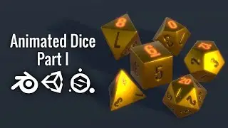 Animated Dice Part 1 : Blender, Substance Painter, and Photoshop - Ohh My