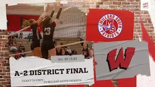A-2 District Final | Westside vs Millard South | WTV Live Varsity Volleyball