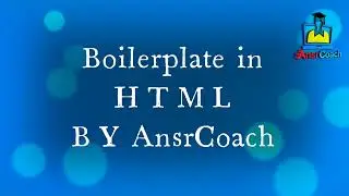 Boilerplate in HTML ..How to use boilerplate