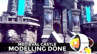 [UNITY 3D] Medieval Castle - Modelling Complete