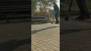 трюки на самокате 